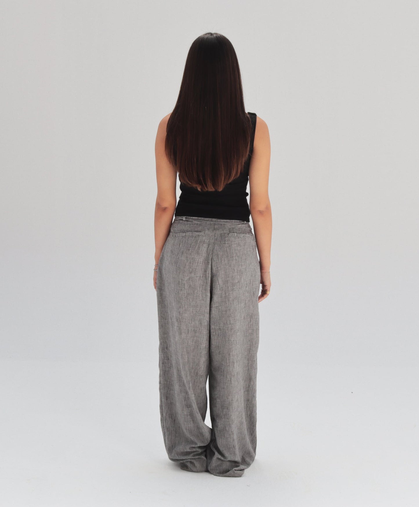 Gray Linen Trousers